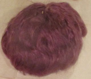 94 Vintage 8 " Mohair Wig For Antique French Or German Bisque Doll