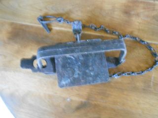 Antique Blake & Lamb Jump Trap No 3 Or 4 Size ? Trapping Collector