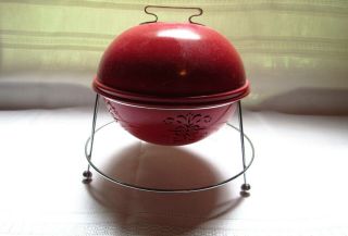 Partylite Barbeque Red Bbq Votive Candle Holder Home Garden Patio Decor