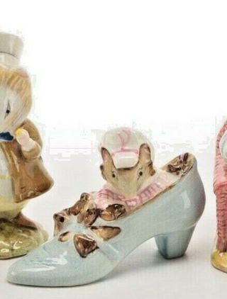 The Old Woman Who Lived In A Shoe Beswick Beatrix Potter Figurine