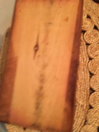 Vintage Lane Wood Box Wooden Hinged Jewelry Trinket No Key Cedar Chest Sample 5