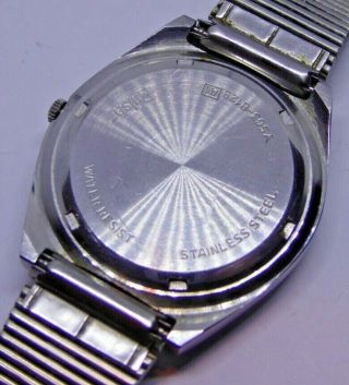 Gent ' s Vintage PULSAR Quartz Stainless Steel Wristwatch Y563 - 8129 3