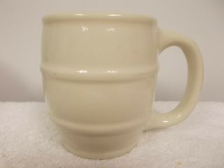 Vintage Btc Pottery Barrel Shaped Coffee Tea Cup Mug Restaurant Ware