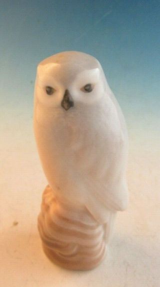 Vintage Royal Copenhagen Snowy Owl Figurine 1741 Theodor Madsen Design