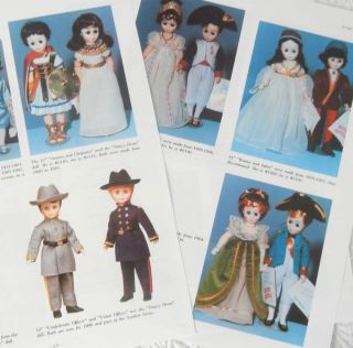 6p History Article,  Pics - VTG Madame Alexander Nancy Drew Face Dolls 3