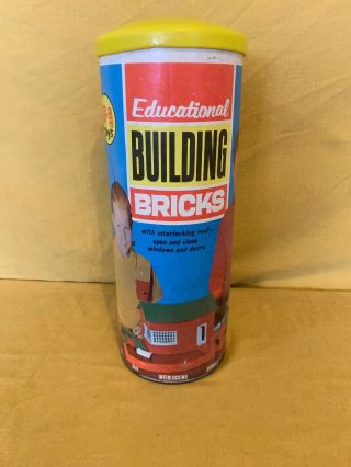 Vintage American Plastic Bricks Building Blocks Molenaar Inc.  951.  4