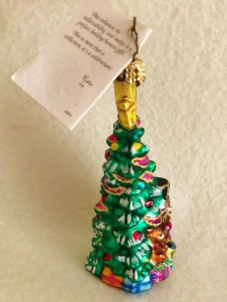 PERFECT Christopher Radko Christmas Ornament Nutcracker Tree Little Gem w Box 5