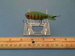 Bomber Wood 205 Green Perch Vintage Fishing Lure