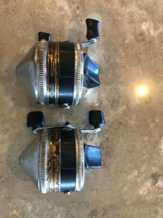 Zebco 33 Silver Anniversary Fishing Reels.