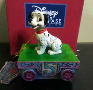 Jim Shore Disney Traditions Birthday Train Car Lucky Age 5 Figurine 4043659