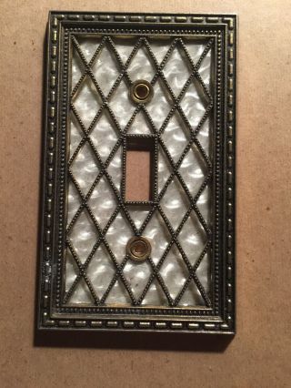 Vintage Pearl Electrical Light Switch Cover Plate