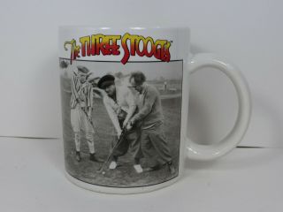 The Three Stooges Mug | Moe,  Larry & Curly Golfing Collectible Coffee Mug 3