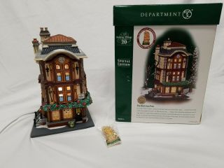 Dept 56 Dickens Village - The Red Lion Pub 58715 W/ Collectors Pin Retired