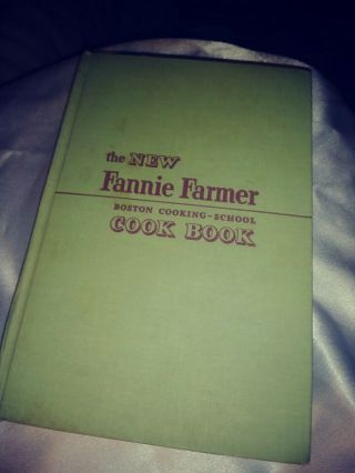 Vintage Cookbooks Hardcover The Fannie Farmer Cook Book
