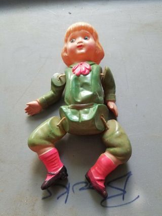 Vintage Celluloid Boy Doll Strung Llimbs
