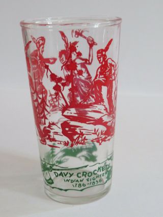Davy Crockett - Indian Fighter,  Juice Glass 4 Inch (s1)