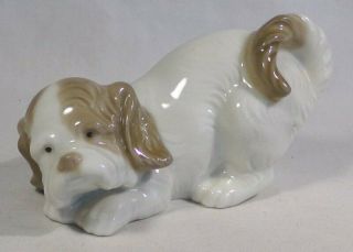 Nao By Lladro Spain Glazed Porcelain Puppy Dog Figurine No.  1