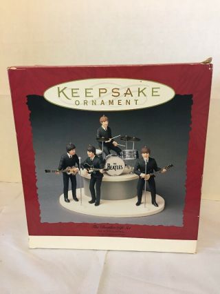 Hallmark Keepsake Ornaments 1994 30th Anniversary Beatles Gift Set Vg