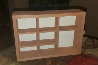 CHARMING Small Vintage Wooden SHADOW BOX Wall Display Shelf/Drawer 2