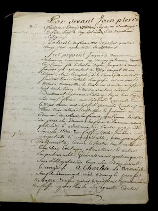 1787 Autographed Document 8 Pages