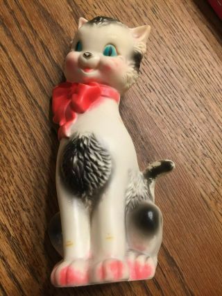 Vintage Sun Rubber Cat Kitten Squeaky Toy