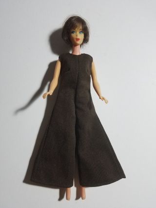 Vintage Barbie Handmade Brown Jumpsuit - No Doll