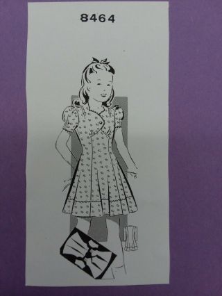 Antique Sewing Pattern - Girl 