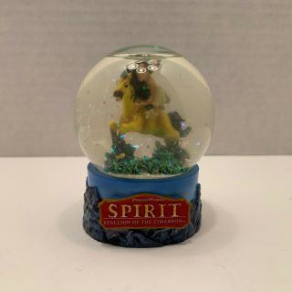 Dreamworks Spirit Stallion Of The Cimarron Horse Mini Snow Globe 2002