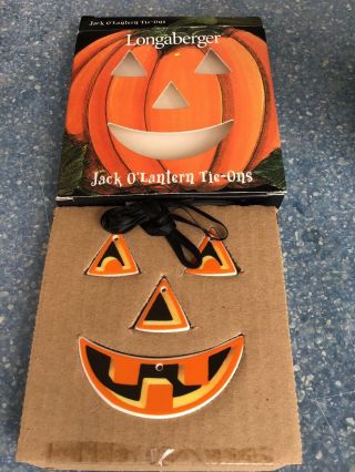 Longaberger Halloween Jack O 