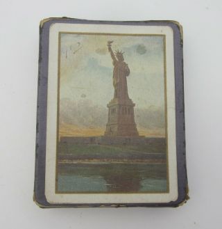 Antique Early 1900s Souvenir Playing Cards of YORK CITY U.  S.  Playing Card Co 3