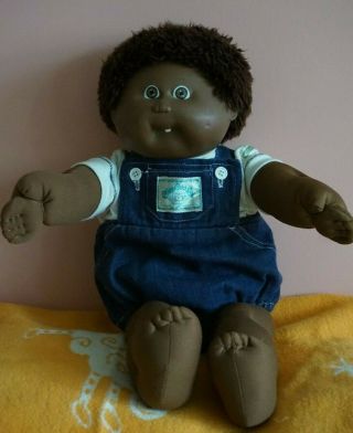 Vintage 1985 African American Cabbage Patch Boy
