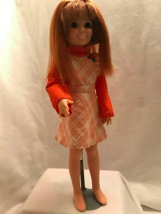 Vintage 1969 Ideal Crissy Red Growing Hair 18 " Doll Outfit Collectible