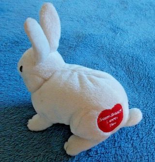 Applause " Some Bunny Loves You " Plush White Bunny Rabbit For Easter 6 "