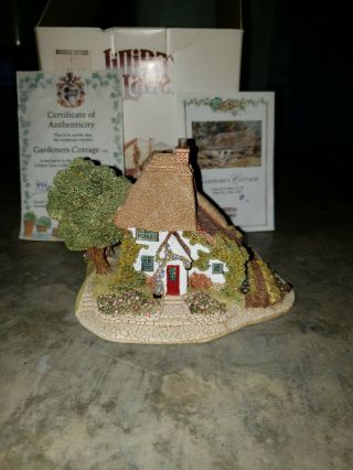 Lilliput Lane Gardeners Cottage Collectors Club Special 1991/92