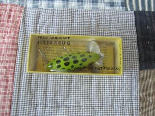 Fred Arbogast 5/8 Oz Jitterbug Fishing Lure Nib