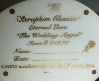 Seraphim Angel 2000 81870 Roman Inc Eternal Love 