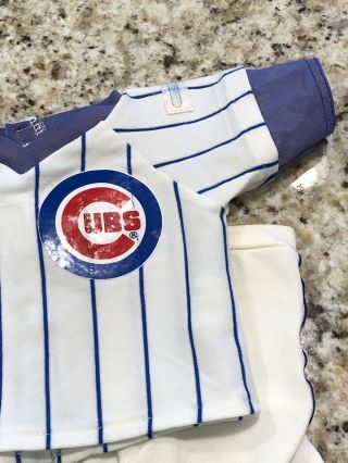 Cabbage Patch Kids Baby Doll Clothes OUTFIT BASEBALL CUBS CUBBIE Shirt Pants 2