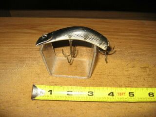 Old Kautzky Lazy Ike Fishing Lure 3 3/4 " Wooden Lure