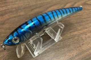 Vintage Bagley Fishing Lure Top Gun 6 Musky Snook Tarpon Trout Pike Tackle Blue