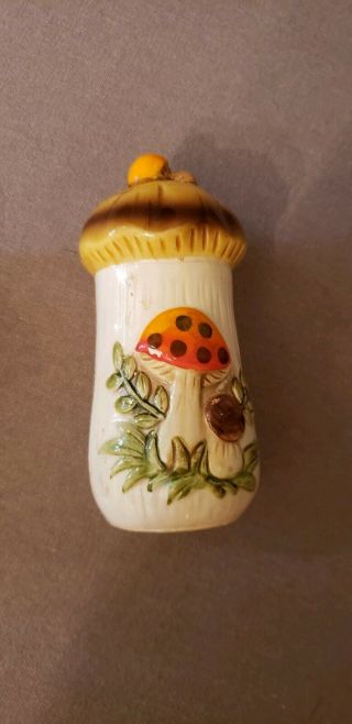 Vintage Sears Merry Mushroom Salt & Pepper shakers.  Merry Mushroom 4