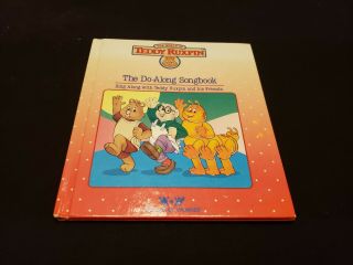 Vintage Teddy Ruxpin - THE DO - ALONG SONGBOOK - Book and Cassette Tape - GREAT 2