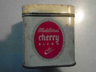 Antique Tobacco Tin John Middleton Company Cherry Blend