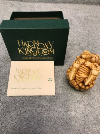 Harmony Kingdom Of The Same Stripe Treasure Jest Tjti Tiger Retired Box