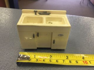 Vintage Youngstown By Mullins Doll House Dollhouse Fixture Twin Kitchen Sink