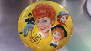 I LOVE LUCY The Lucille Ball Tribute Plate w/Box and Certificate 2