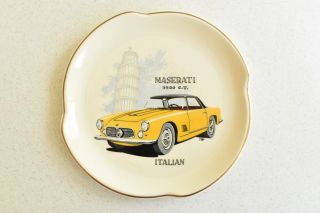 Vintage Rare Salem Collectors Editions Car Plates Maserati 3500 G T Italian Car