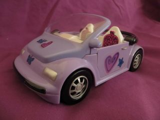 Vintage 2000 Mattel Polly Pocket Vw Bug Toy - Purple