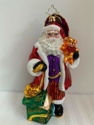 Christopher Radko Christmas Tree Santa Ornament Magically Yours 3012814