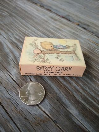 Vintage 2 1/2 " Miniature Hallmark Betsey Clark Playing Cards
