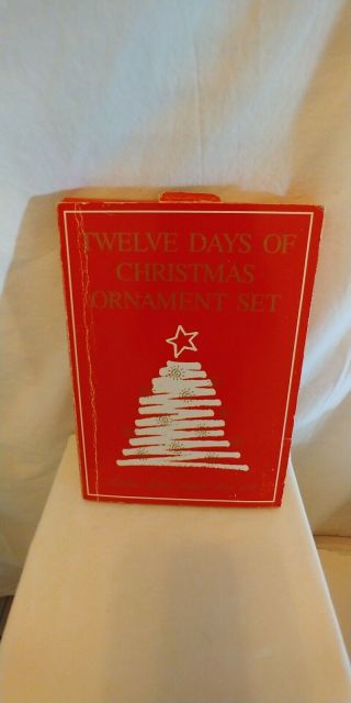 The Bonton 12 Days Of Christmas Ornament Set